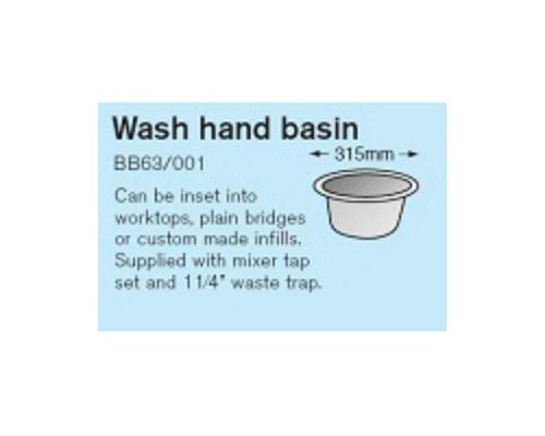 IMC Bartender Wash hand basin 305mm
